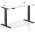 Troy 140cm Adjustable Laptop Desk - Black, White