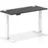 Troy 140cm Adjustable Laptop Desk - White, Black