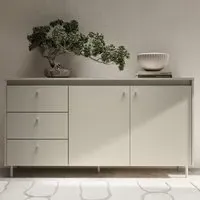 Truckee Sideboard with 2 Doors 3 Drawers - Cashmere