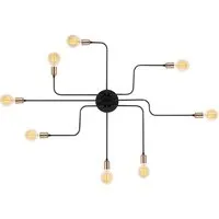 Truva Round Wall Light - Black, Bronze, Iron alternate view