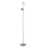 Tully 2-Light LED Floor Lamp - Satin Silver