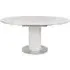 Tupelo Round Extendable Dining Table - White, Wood