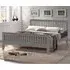 Turin Single Bed Frame - Grey, Hevea Hardwood
