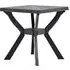 Turlock Square Bistro Table - Anthracite, Plastic