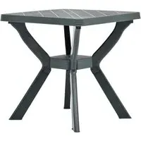 Turlock Square Bistro Table - Green, Plastic
