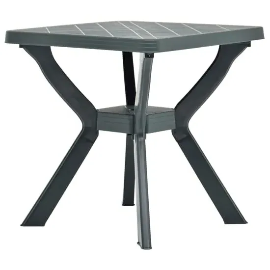 Turlock Square Bistro Table - Green, Plastic
