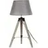 Tuscany Table Lamp - Grey, Wood