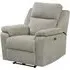 Tyrone 1-Seater Electric Recliner Sofa - Taupe, Fabric