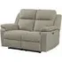 Tyrone 2-Seater Electric Recliner Sofa - Taupe, Fabric