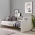 Tyson Guest Bed with Shelves - White, Pine