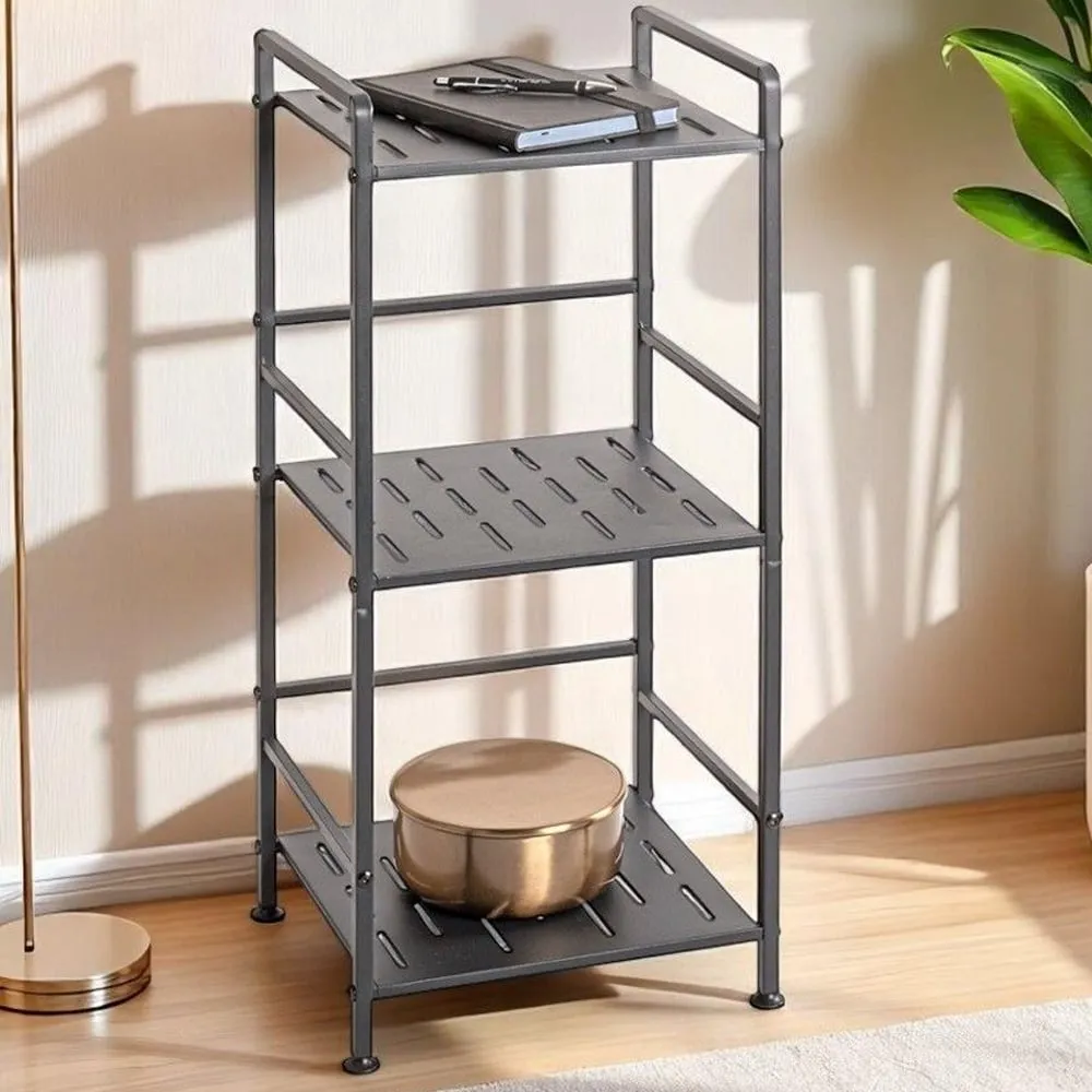 Umatilla 3-Shelf Metal Shelving Unit - Anthracite image
