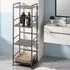 Umatilla 4-Shelf Metal Shelving Unit - Anthracite