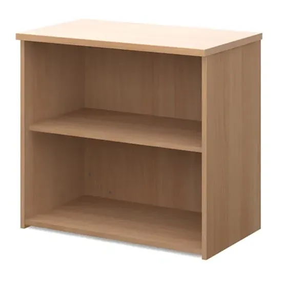 Upton Bookcase with 1 Shelf - Beech, MDF image