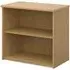 Upton Bookcase with 1 Shelf - Oak, MDF