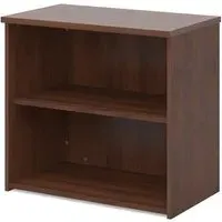 Upton Bookcase with 1 Shelf - Walnut, MDF