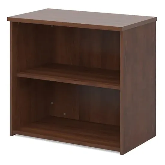 Upton Bookcase with 1 Shelf - Walnut, MDF
