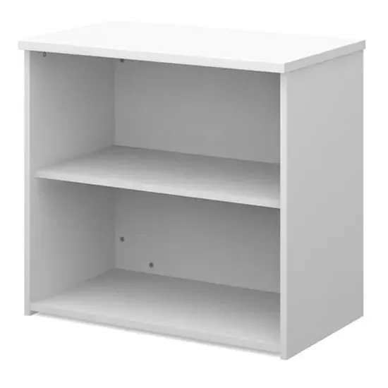 Upton Bookcase with 1 Shelf - White, MDF