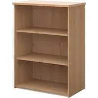 Upton Bookcase with 2 Shelves - Beech, MDF
