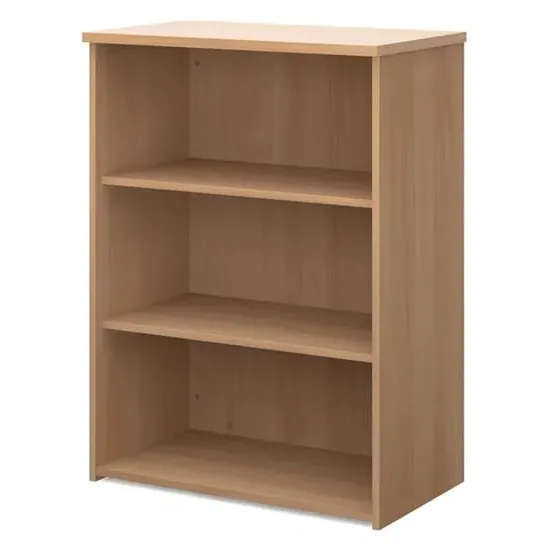 Upton Bookcase with 2 Shelves - Beech, MDF