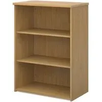 Upton Bookcase with 2 Shelves - Oak, MDF