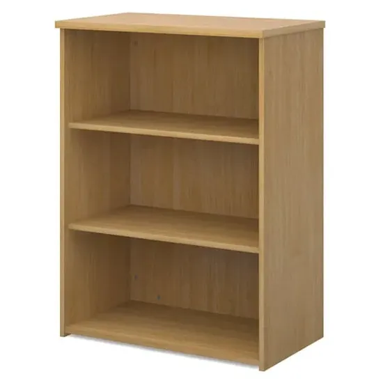 Upton Bookcase with 2 Shelves - Oak, MDF