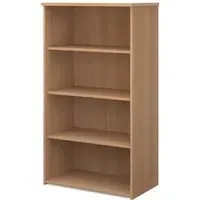 Upton Bookcase with 3 Shelves - Beech, MDF
