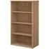 Upton Bookcase with 3 Shelves - Beech, MDF