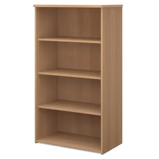 Upton Bookcase with 3 Shelves - Beech, MDF