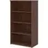 Upton Bookcase with 3 Shelves - Walnut, MDF