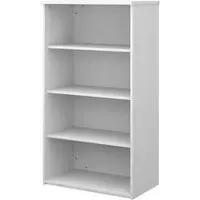 Upton Bookcase with 3 Shelves - White, MDF