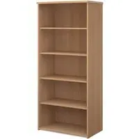 Upton Bookcase with 4 Shelves - Beech, MDF