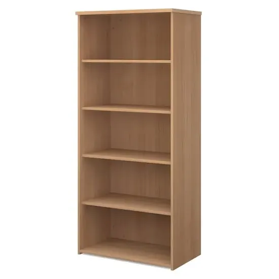 Upton Bookcase with 4 Shelves - Beech, MDF