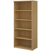 Upton Bookcase with 4 Shelves - Oak, MDF
