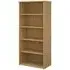 Upton Bookcase with 4 Shelves - Oak, MDF