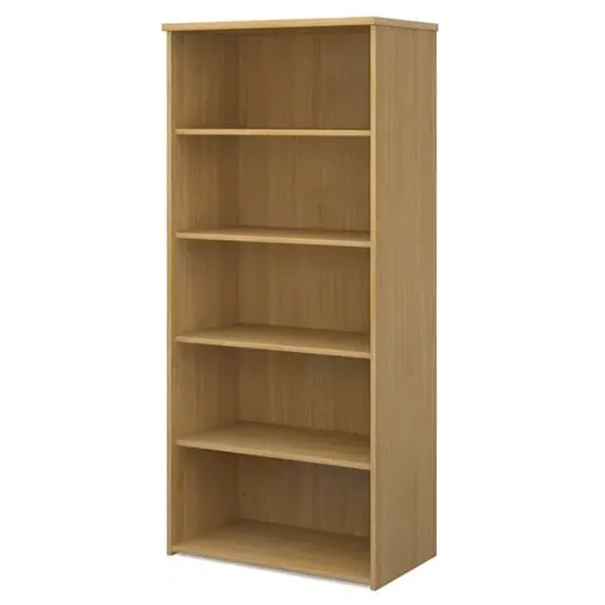 Upton Bookcase with 4 Shelves - Oak, MDF