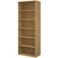 Upton Bookcase with 5 Shelves - Oak, MDF