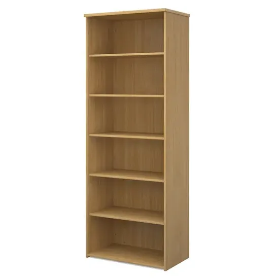 Upton Bookcase with 5 Shelves - Oak, MDF