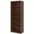 Upton Bookcase with 5 Shelves - Walnut, MDF