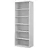 Upton Bookcase with 5 Shelves - White, MDF