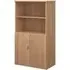 Upton Storage Cabinet with 3 Shelves - Beech, MDF