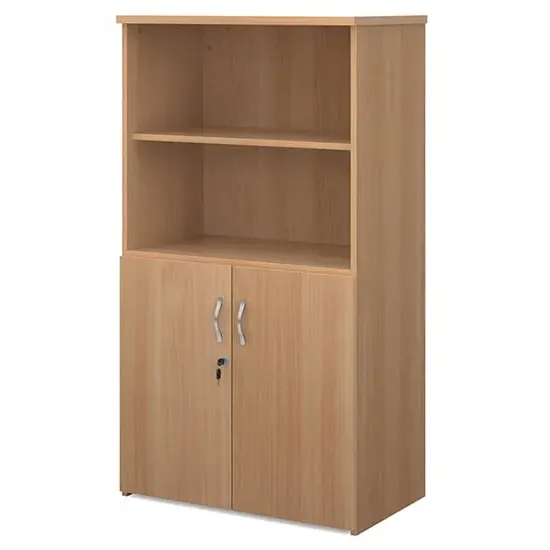 Upton Storage Cabinet with 3 Shelves - Beech, MDF