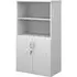 Upton Storage Cabinet with 3 Shelves - White, MDF