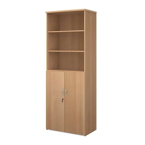 Upton Storage Cabinet with 5 Shelves - Beech, MDF