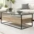 Urban Glass Top Coffee Table - Sanremo Oak