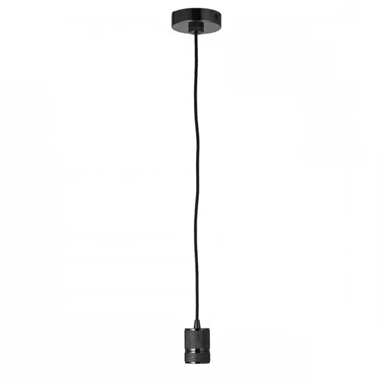 Urban Wall Hung Pendant Light - Black Chrome, Steel product