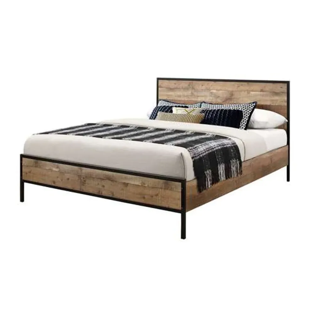Urbana Double Bed Frame - Rustic