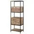 Urbana Shelving Unit with 1 Door 3 Drawers - Rustic