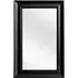 Urbana Wall Mirror - Black, Fir Wood