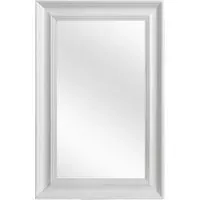 Urbana Wall Mirror - White, Fir Wood