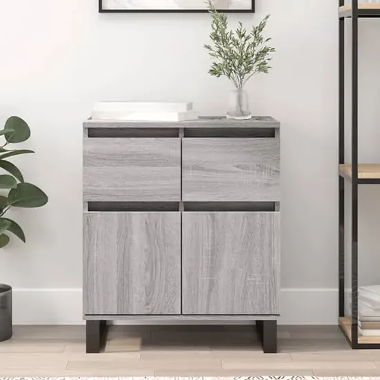 Urbino Sideboard with Storage - Grey, Engineered Wood